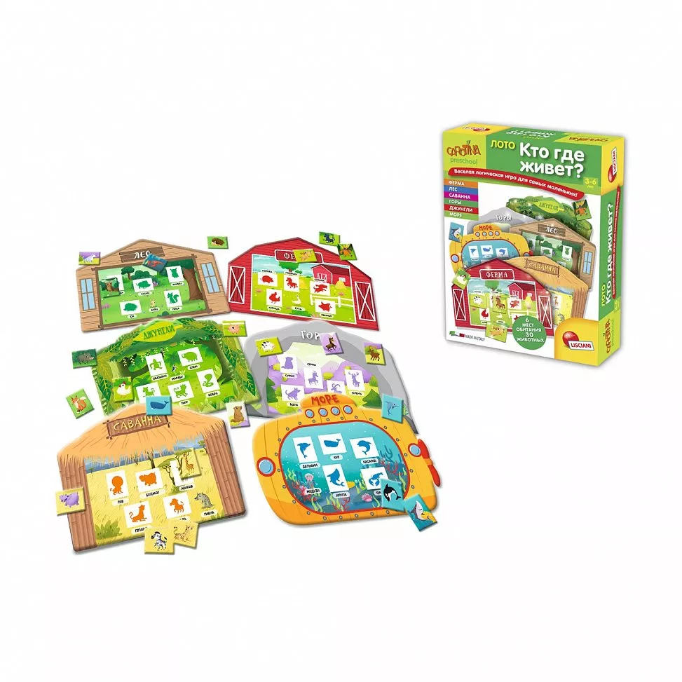 LISCIANI CAROTINA PRESCHOOL Игра обучающая 