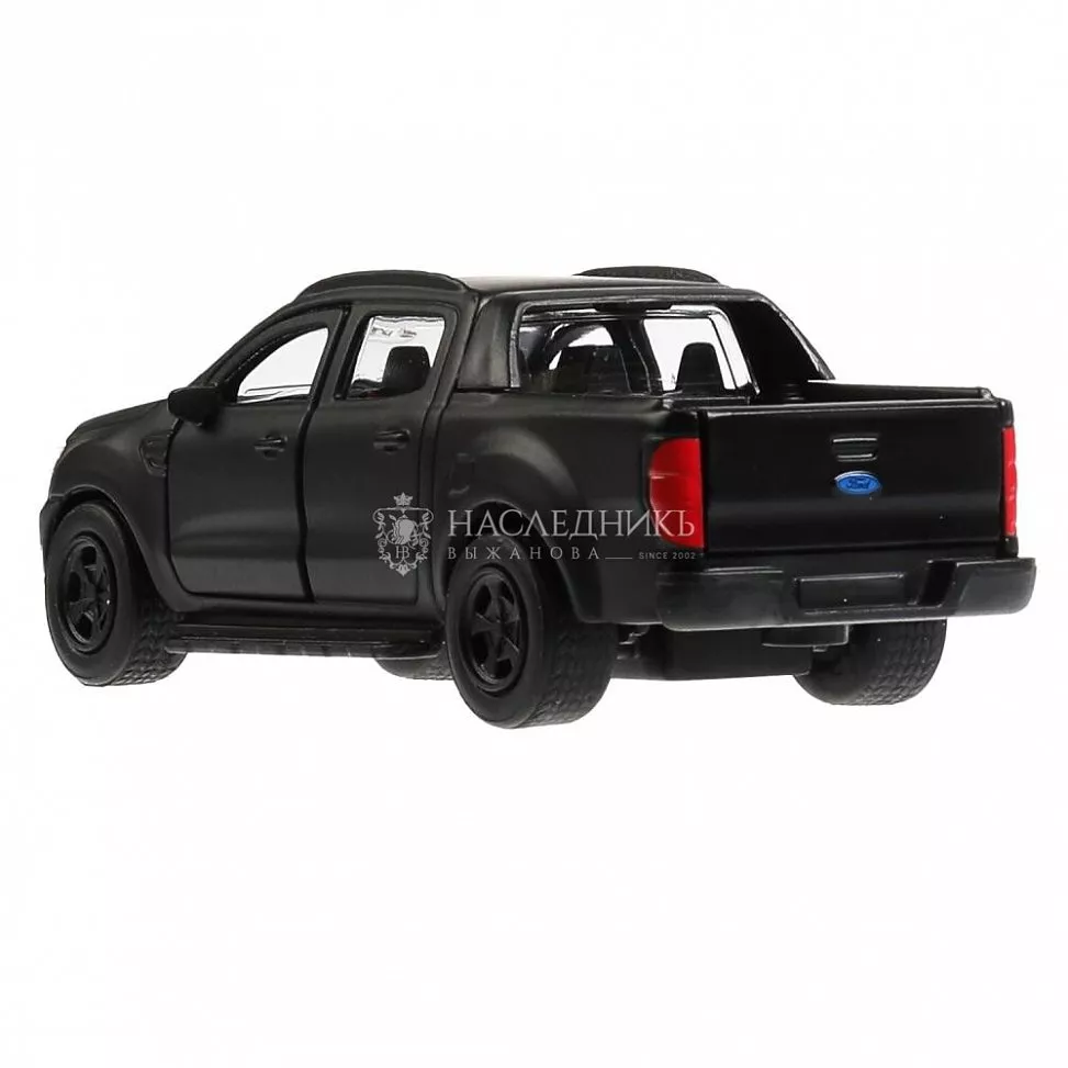 Машина металл FORD ranger ПИКАП, 12 смцвет черый матовый SB-18-09-FR-N(BL-MATTE)-WB  с доставкой в Москве в интернет-магазине «Наследникъ Выжанова»