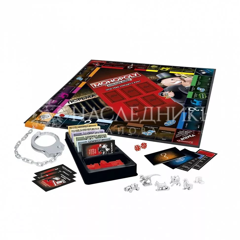 MONOPOLY Игра настольная МОНОПОЛИЯ БОЛЬШАЯ АФЁРА E1871121 с доставкой в  Москве в интернет-магазине «Наследникъ Выжанова»