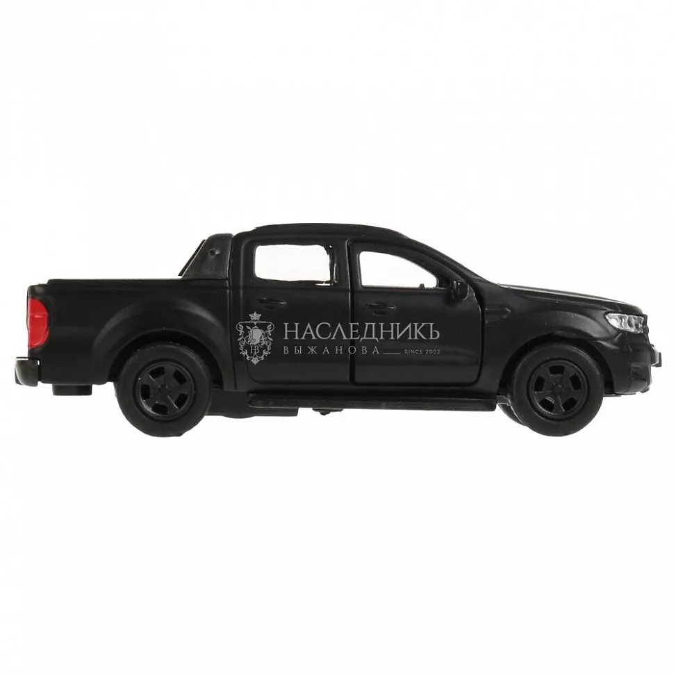 Машина металл FORD ranger ПИКАП, 12 смцвет черый матовый SB-18-09-FR-N(BL-MATTE)-WB  с доставкой в Москве в интернет-магазине «Наследникъ Выжанова»