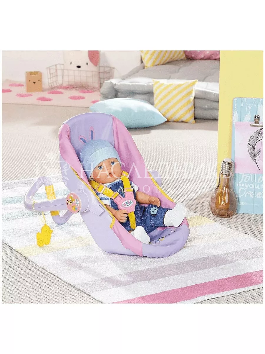 Кроватка для кукол Baby born, с балдахином и постельным бельем
