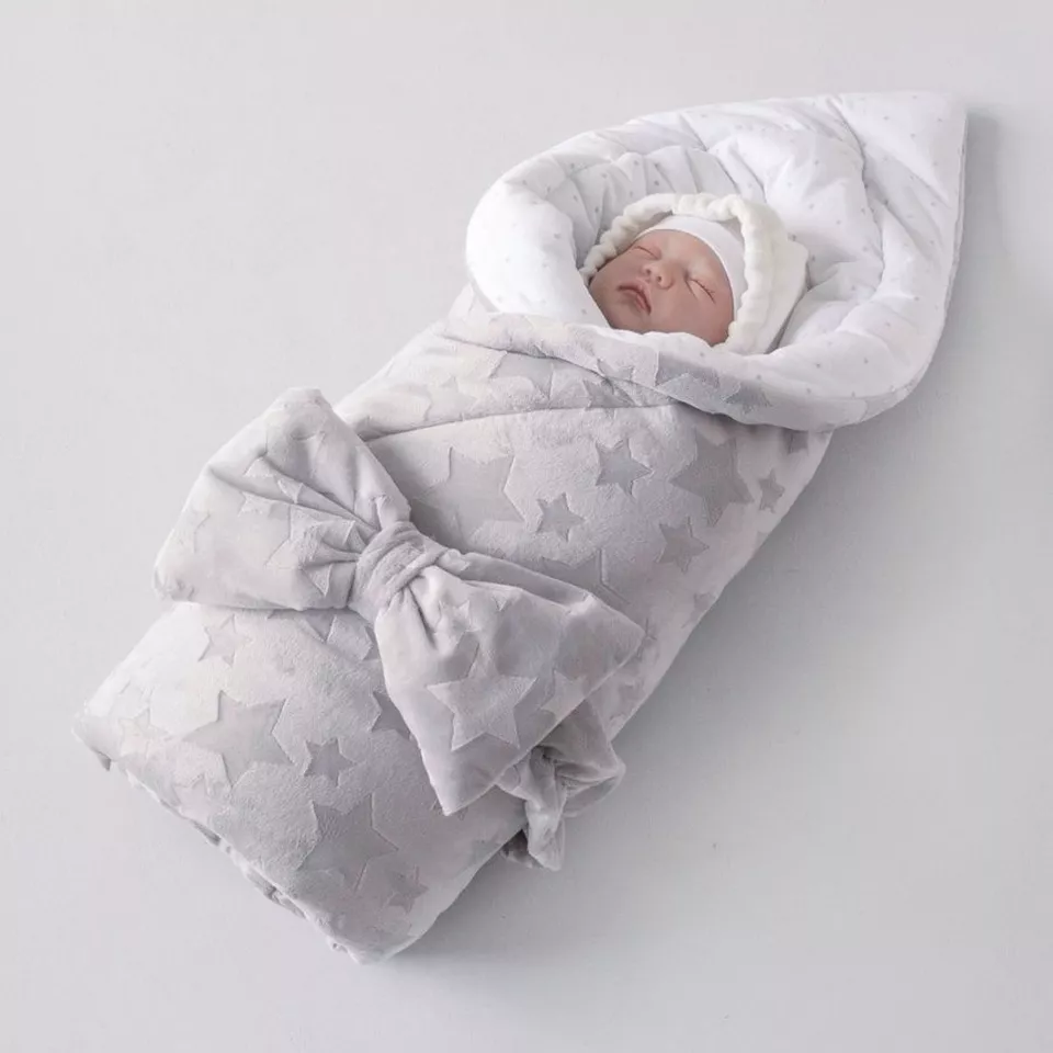 Конверт-одеяло на выписку для новорожденных — купить в Москве в розаветров-воронеж.рф